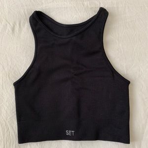 SET active high neck sports bra